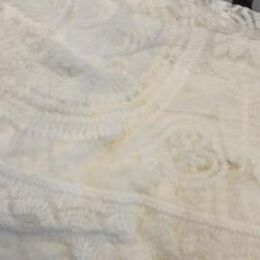 Boho Sheer Mesh Flounce Sleeve Belted Kimono - Picture 11 of 12